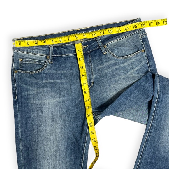 Articles Of Society Faith vintage flare Jeans Mid Rise Raw Hem Size 29 - Picture 4 of 8